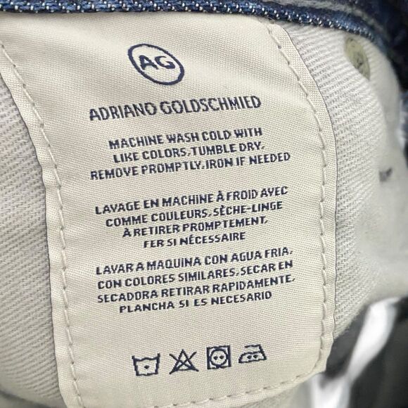 AG Adriano Goldschmied Dylan Jeans Mens 34x33 (Tag 32) Slim Skinny Denim NEW - Picture 11 of 12